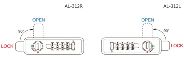 AL-312 Combination Lock