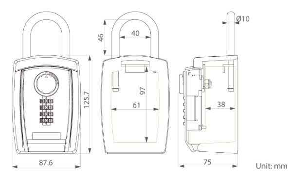 PL962 Combination Lock - Image 2