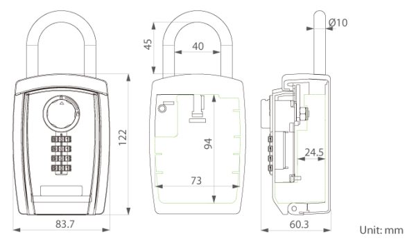 PL992 Combination Lock - Image 2